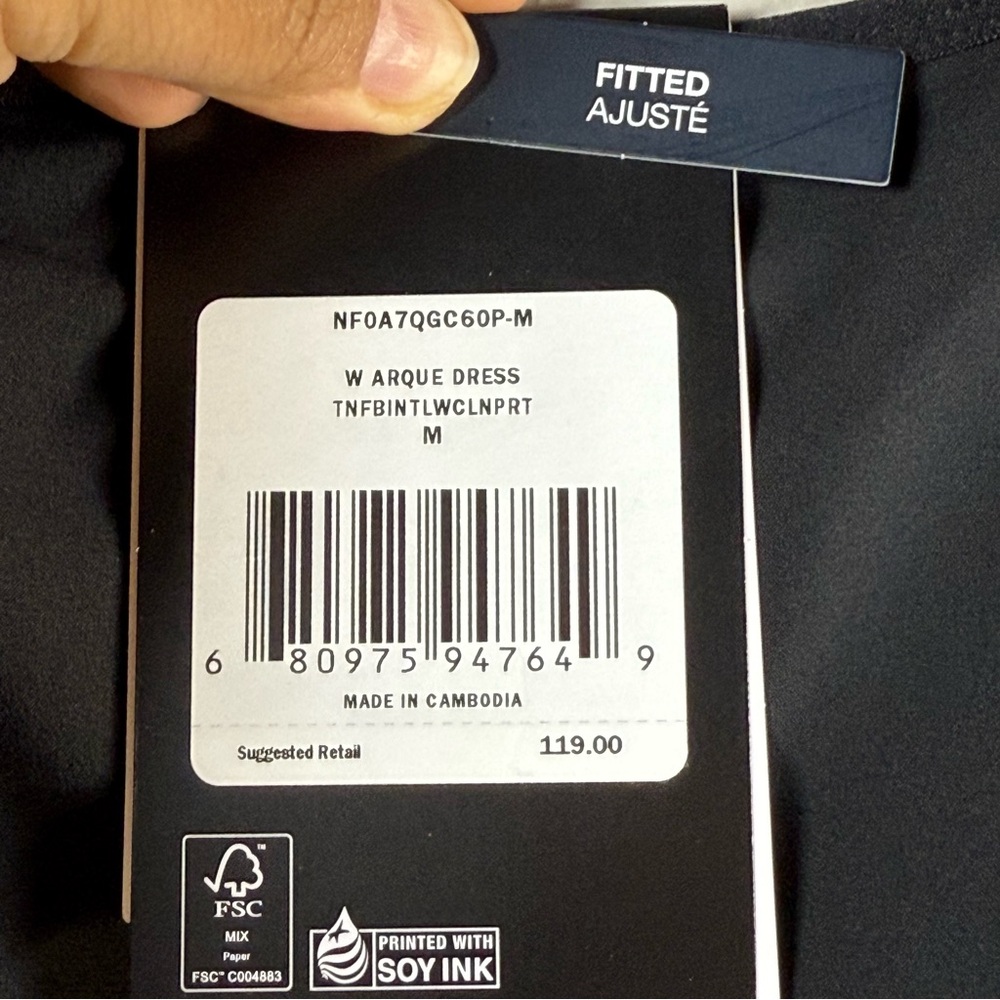 The North Face Black Arque dress SZ:M - Picture 9 of 9